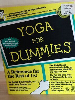 Yoga For Dummies Paperback Notebook - Yellow & Black